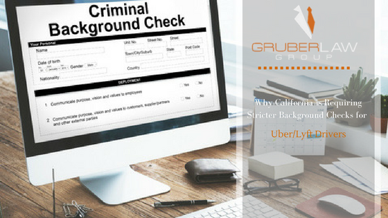 Uber and Lyft background check law