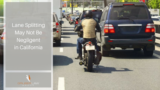 lane splitting in California