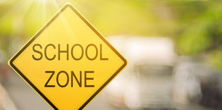 Driving safety in school zones